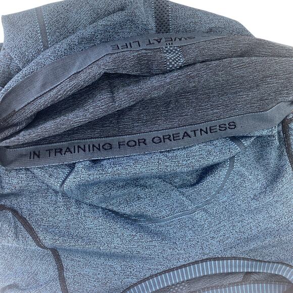 Lululemon Shirt Size L (Est) Women Swiftly Tech Long Sleeve Running Teal Black - Picture 6 of 6
